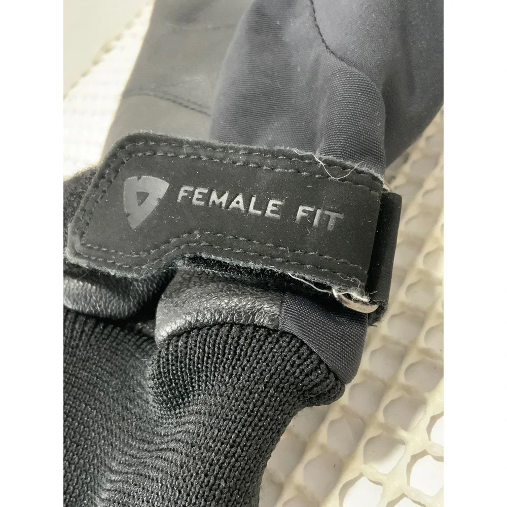 REV'IT Infinium G0r3-Tex motorcycle gloves‎ Female Fit Black EUC